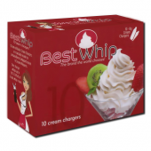 Bestwhip Cream Chargers N2O 10 Pack x 24 (240 Bulbs)