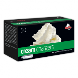 Ezywhip Plus Cream Chargers N2O 8.5g 50 Pack x 12 (600 Bulbs)