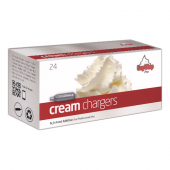 Ezywhip Pro Cream Chargers N2O 24 Pack x 5 (120 Bulbs)