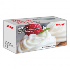 Mosa Cream Chargers N2O 24 Pack x 25 (600 Bulbs)